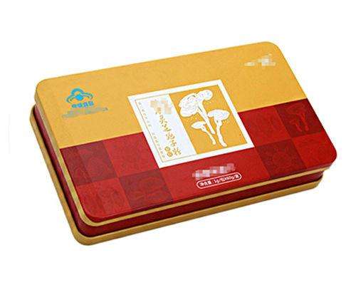 長方形靈芝粉鐵盒包裝 長方形靈芝粉鐵盒包裝